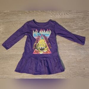 NWOT 18M Def Leppard Long Sleeve Top